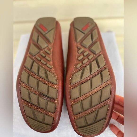 1901 Nordstrom rich brown leather loafers, made in Brazil, great condition, 12M - Picture 5 of 6